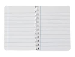 Cuaderno espiral liderpapel A4 smart tapa blanda 80h 75gr horizontal 8mm con margen colores surtidos