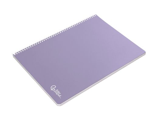 Cuaderno espiral liderpapel A4 smart tapa blanda 80h 75gr milimetrado 2mm colores surtidos