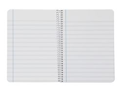 Cuaderno espiral liderpapel A4 smart tapa blanda 80h 75gr pauta 2,5mm con margen colores surtidos