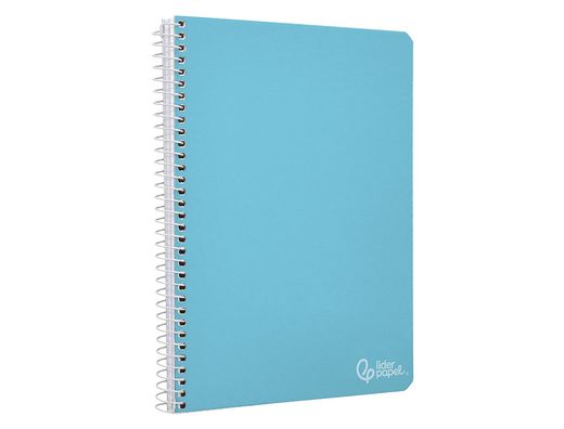 Cuaderno espiral liderpapel A4 witty tapa dura 80h 90gr cuadro 3mm con margen colores surtidos