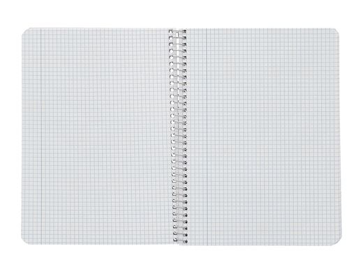 Cuaderno espiral liderpapel A4 witty tapa dura 80h 90gr cuadro 4mm con margen color rosa