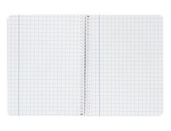 Cuaderno espiral liderpapel A4 witty tapa dura 80h 90gr cuadro 8mm con margen colores surtidos