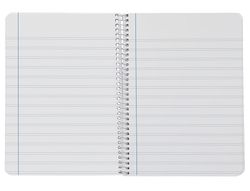 Cuaderno espiral liderpapel A4 witty tapa dura 80h 90gr pauta 2,5mm con margen colores surtidos