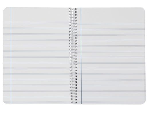 Cuaderno espiral liderpapel A4 witty tapa dura 80h 90gr pauta 2,5mm con margen colores surtidos