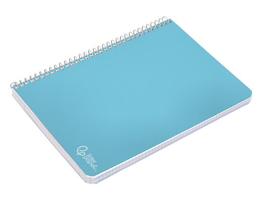 Cuaderno espiral liderpapel A4 witty tapa dura 80h 90gr pauta 3,5mm con margen colores surtidos