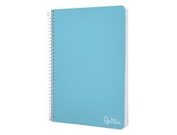 Cuaderno espiral liderpapel A4 witty tapa dura 80h 90gr rayado horizontal 8mm con margen colores surtidos