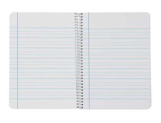 Cuaderno espiral liderpapel A4 witty tapa dura 80h 90gr rayado montessori 3,5mm colores surtidos