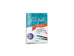 Cuaderno lettering minkblau letreando nivel 1 iniciacion