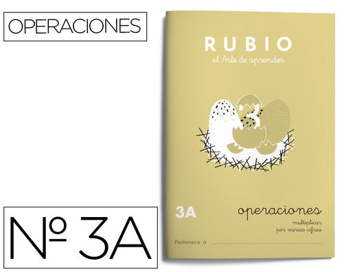 Cuaderno Operaciones 3A P3A