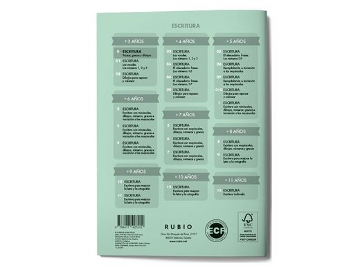 Cuaderno Preescritura 0 C0