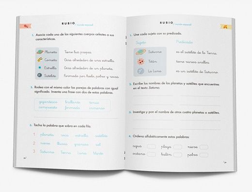 Cuaderno rubio competencia lectora 2 mundo espacial