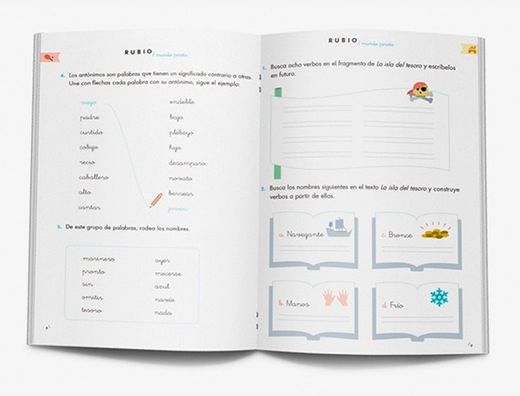 Cuaderno rubio competencia lectora 4 mundo pirata