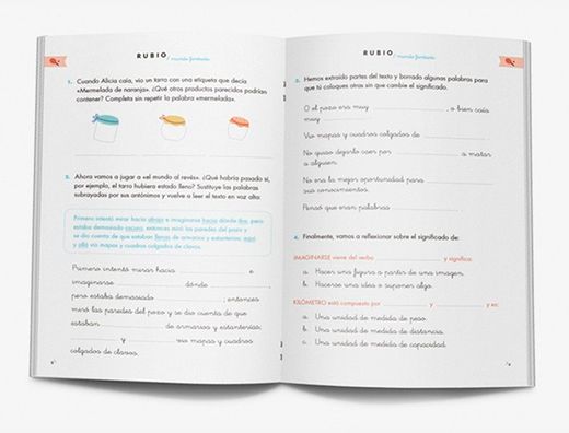 Cuaderno rubio competencia lectora 5 mundo fantasia