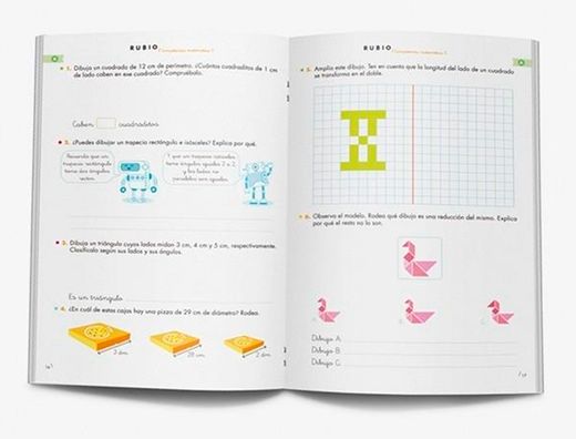 Cuaderno rubio competencia matematica 5