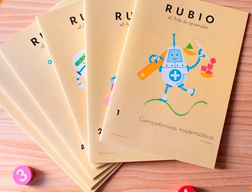 Cuaderno rubio competencia matematica 6