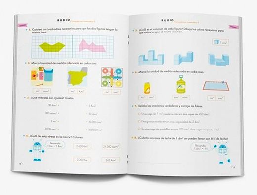 Cuaderno rubio competencia matematica 6