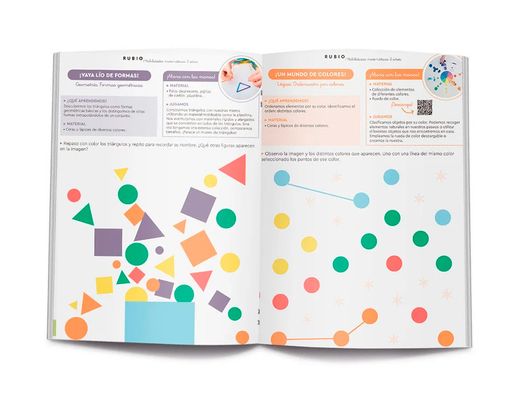 Cuaderno rubio habilidades matematicas + 3 años