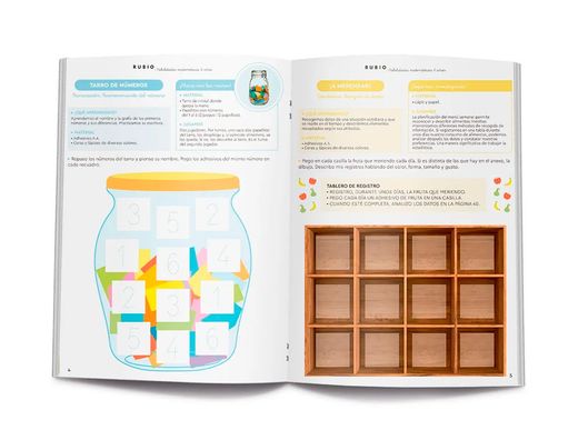 Cuaderno rubio habilidades matematicas + 4 años