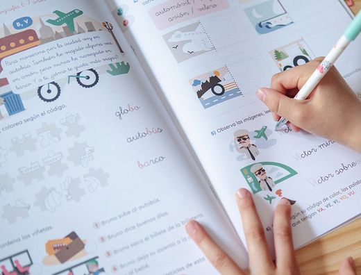 Cuaderno rubio iniciacion a la lectura + 5 años