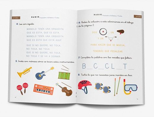 Cuaderno rubio iniciacion a la lectura + 5 años
