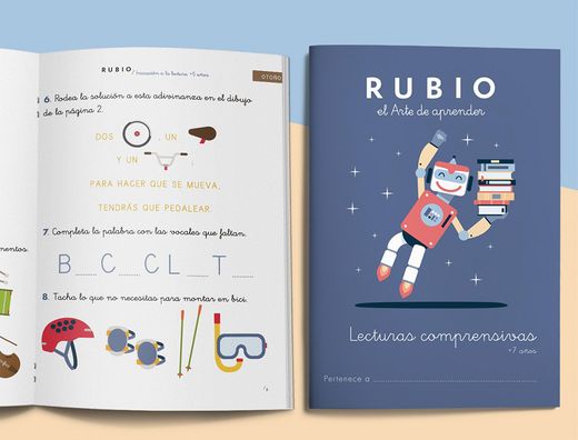 Cuaderno rubio lecturas comprensivas + 7 años