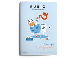 Cuaderno rubio ortografia 6-7 años para empezará