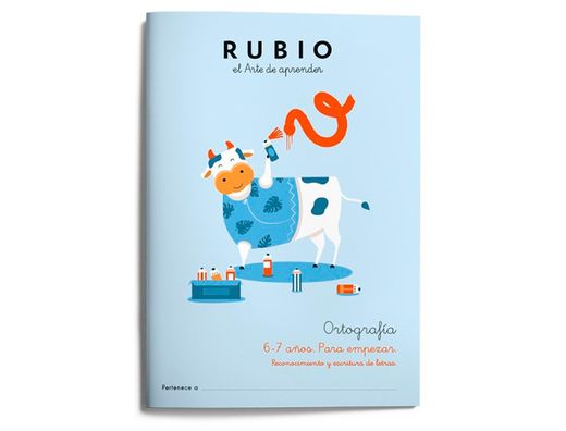 Cuaderno rubio ortografia 6-7 años para empezará
