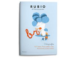 Cuaderno rubio ortografia 6-7 años para saber mas