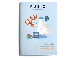 Cuaderno rubio ortografia 8-9 años para empezará