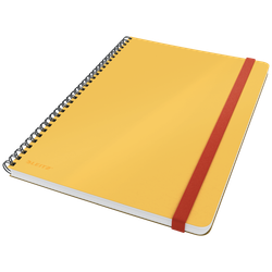 Cuaderno Wiro Leitz Cosy. Tapas duras. 80 hojas cuadriculado, DIN B5, amarillo