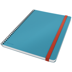 Cuaderno Wiro Leitz Cosy. Tapas duras. 80 hojas cuadriculado, DIN B5, azul
