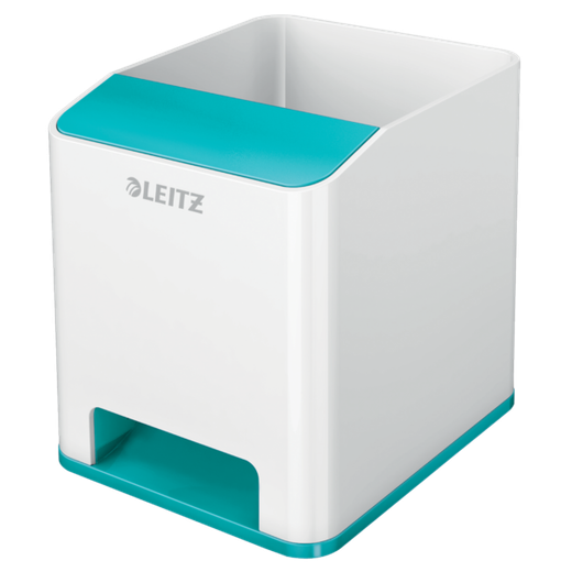 Cubilete Leitz WOW DUAL, turquesa/blanco
