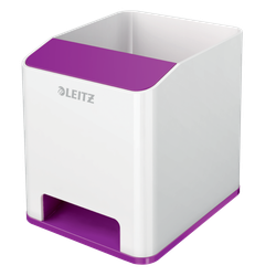 Cubilete Leitz WOW DUAL, violeta/blanco