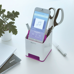 Cubilete Leitz WOW DUAL, violeta/blanco