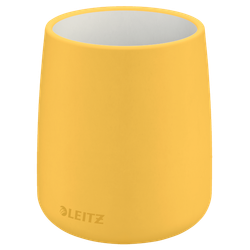Cubilete porta lápices Leitz Cosy, amarillo