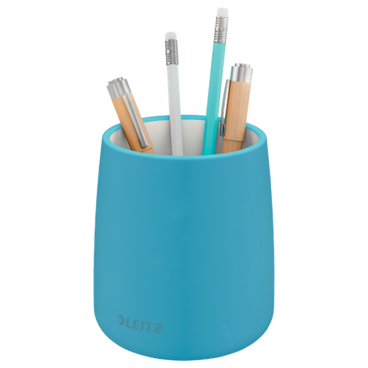 Cubilete porta lápices Leitz Cosy, azul