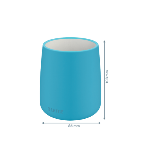 Cubilete porta lápices Leitz Cosy, azul