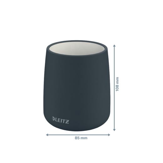 Cubilete porta lápices Leitz Cosy, gris