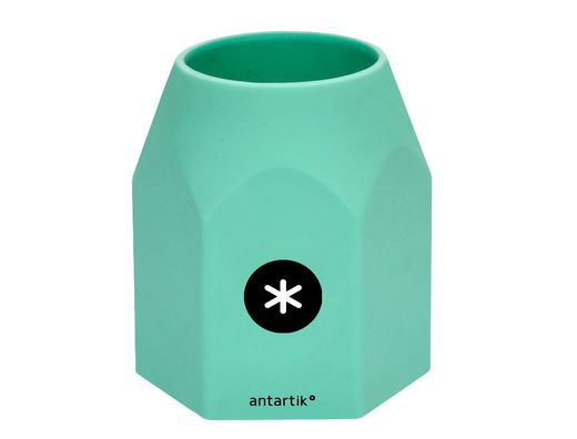 Cubilete portalapices antartik silicona hexagonal colores surtidos pastel celeste coral lavanda y menta