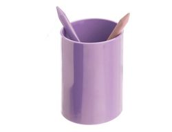 Cubilete portalapices archivo 2000 ecogreen 100% reciclado color malva pastel