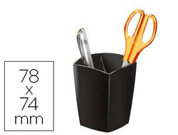 Cubilete portalapices cep magnetico negro 78x74x95 mm