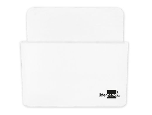 Cubilete portalapices liderpapel plastico magnetico color blanco 125x75x40 mm