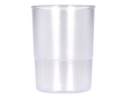 Cubilete portalapices q-connect transparente plastico diametro 75 mm alto 100 mm