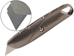 Cuter Q-Connect 219Bc Ancho -Metalico Gris