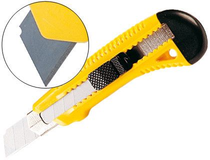 Cuter Q-Connect 68Bc con Protector -Metalico de Cuchilla Ancha