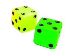 Dados amaya en goma eva 15x15 cm