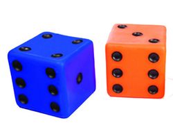 Dados amaya en goma eva 20x20 cm