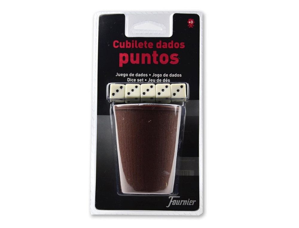 Dados poker forunier con cubilete en blister
