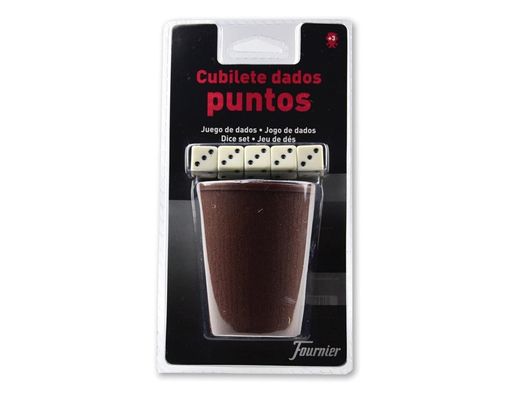 Dados poker forunier con cubilete en blister