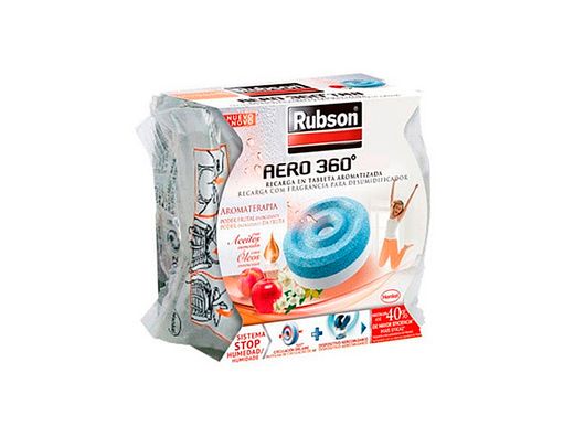 Deshumidificado Rubson Aero 360 Aromaterapia Fruta Recambio Pastilla